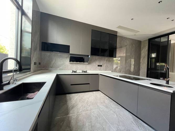 120平方6万装修效果图-岩板装修全包费用明细？