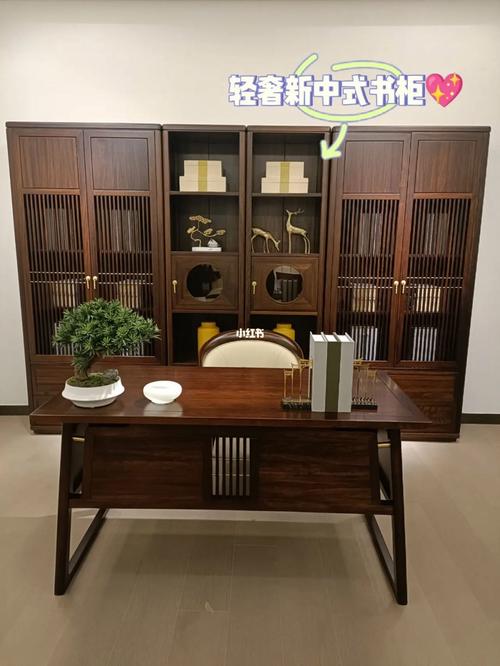 新中式书柜样式图片大全图片-中式书柜评语?