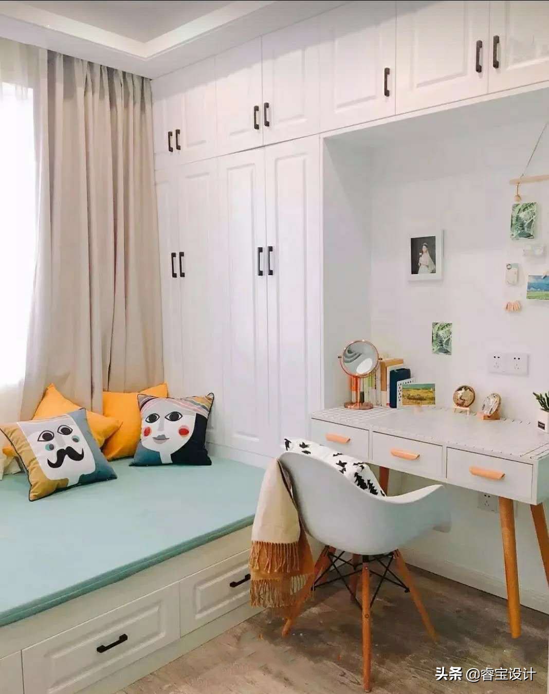 家装设计图效果图卧室怎么画-两个卧室中间是卫生间装修效果? 家装设计图效果图卧室怎么画-两个卧室中间是卫生间装修效果?