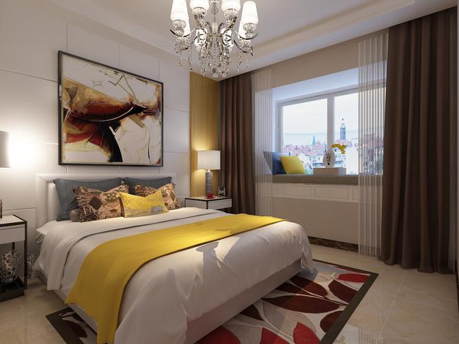 家装设计图效果图卧室-卧室宽3米长3.5米装修效果?