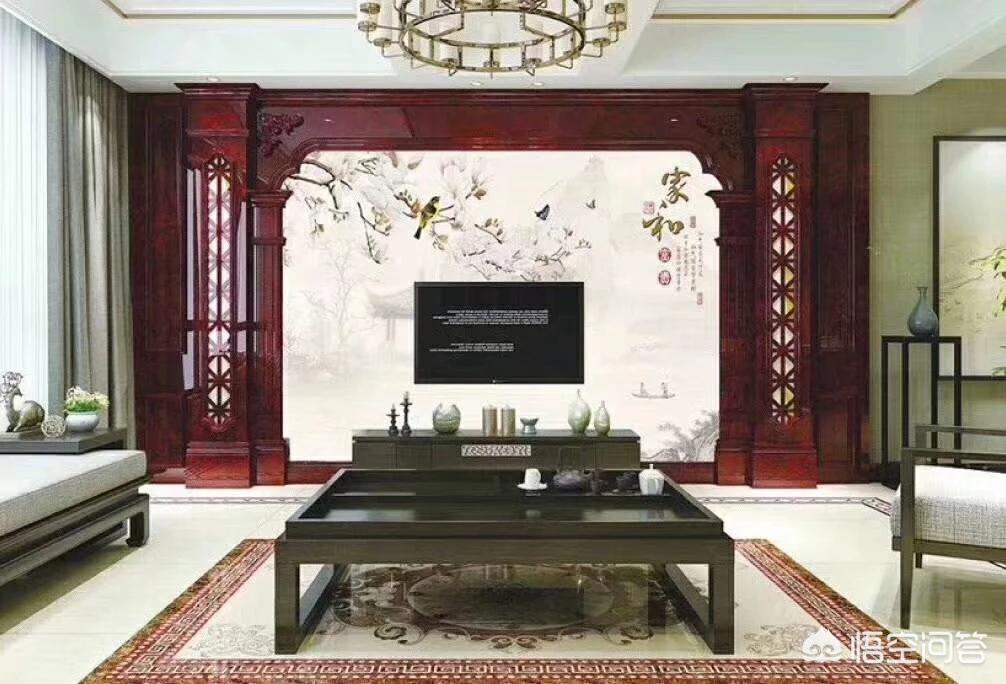 大宅装修效果图-农村的两层小别墅怎么装修好?客厅全屋贴瓷砖,电视背景墙该怎么设计? 大宅装修效果图-农村的两层小别墅怎么装修好?客厅全屋贴瓷砖,电视背景墙该怎么设计?