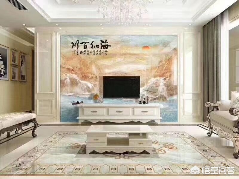 大宅装修效果图-农村的两层小别墅怎么装修好?客厅全屋贴瓷砖,电视背景墙该怎么设计? 大宅装修效果图-农村的两层小别墅怎么装修好?客厅全屋贴瓷砖,电视背景墙该怎么设计?