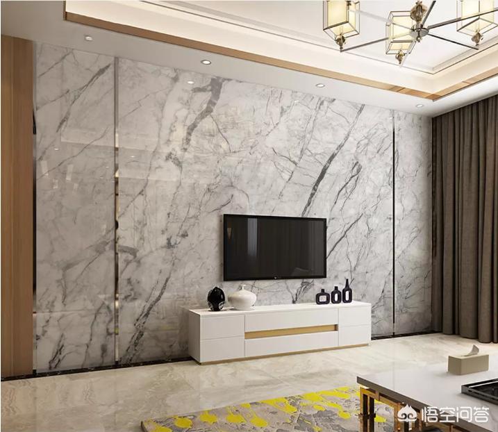 大宅装修效果图-农村的两层小别墅怎么装修好?客厅全屋贴瓷砖,电视背景墙该怎么设计? 大宅装修效果图-农村的两层小别墅怎么装修好?客厅全屋贴瓷砖,电视背景墙该怎么设计?