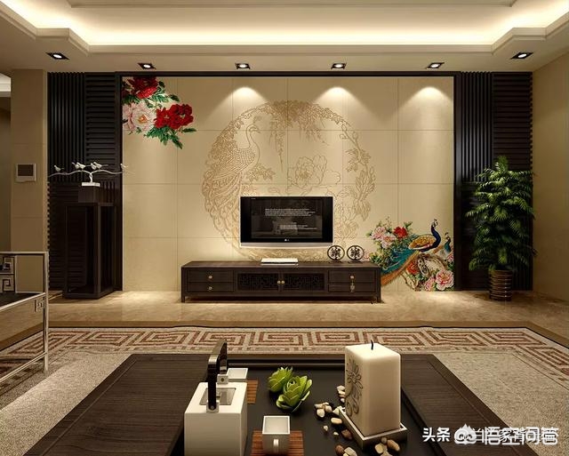 大宅装修效果图-农村的两层小别墅怎么装修好?客厅全屋贴瓷砖,电视背景墙该怎么设计? 大宅装修效果图-农村的两层小别墅怎么装修好?客厅全屋贴瓷砖,电视背景墙该怎么设计?