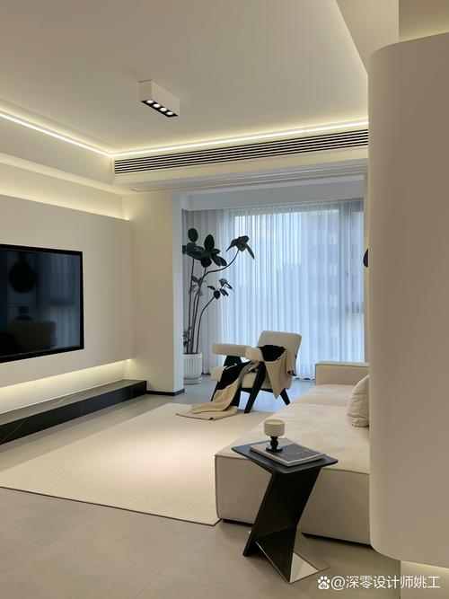 室内装修吊顶效果图大全-必须要安装灯带吗,无灯带的客厅灯池吊顶装修效果图?